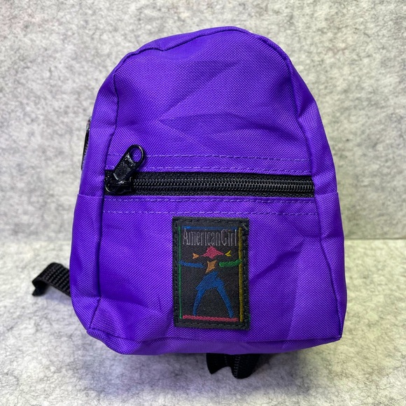 American Girl Other - VTG 1995 Pleasant Company American Girl purple school supply backpack for doll